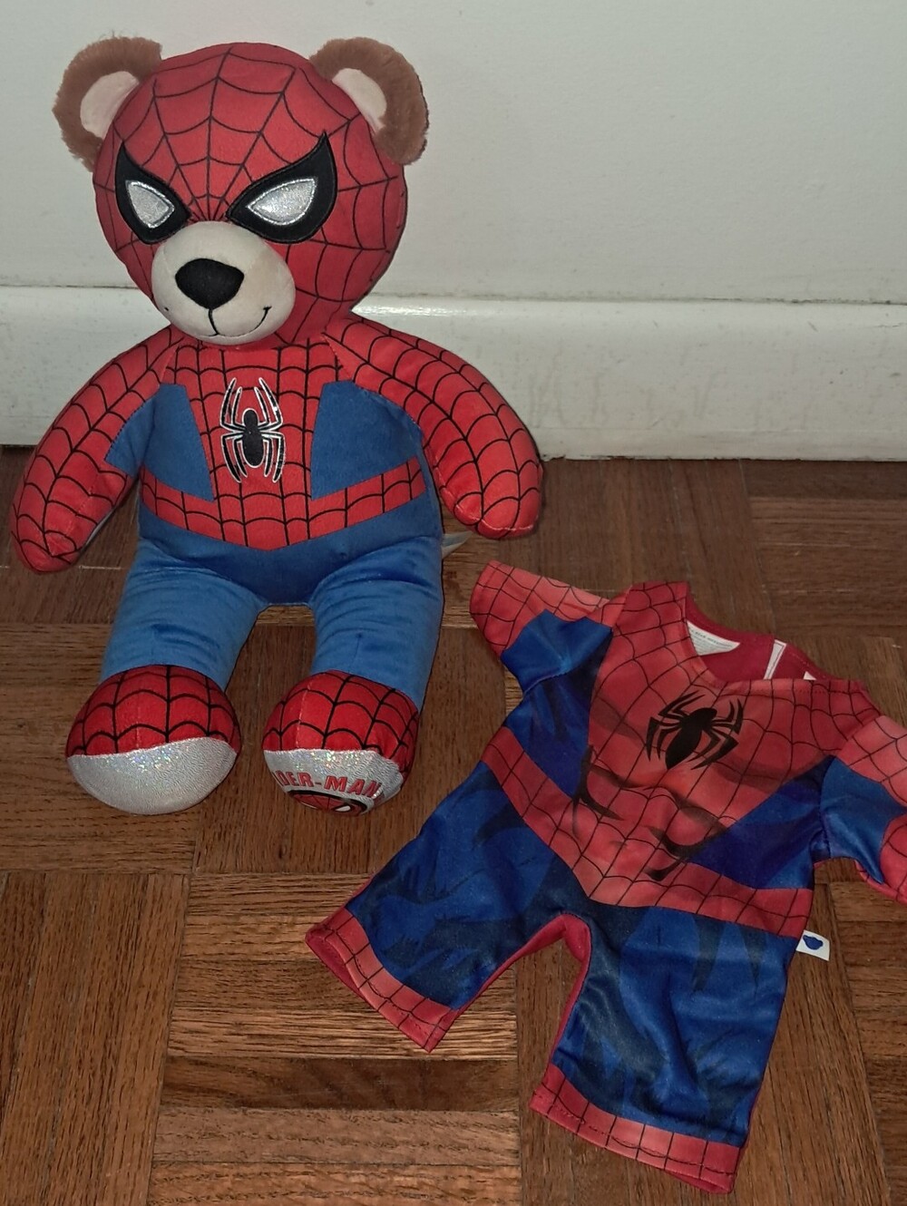 Build-A-Bear Workshop Marvel Spider-Man Plush Bear 25th Celebration Edition